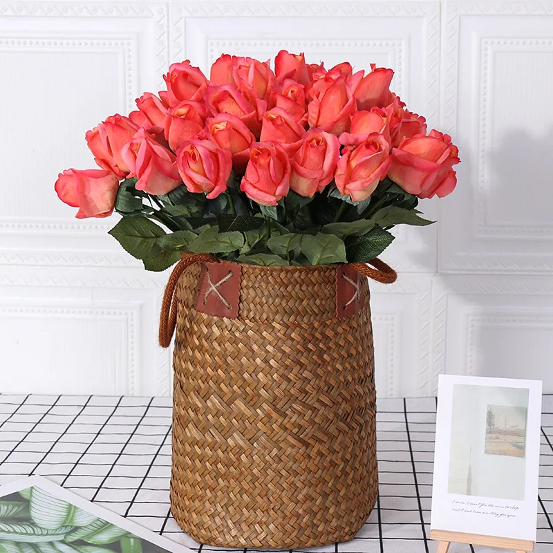 roses in a vase